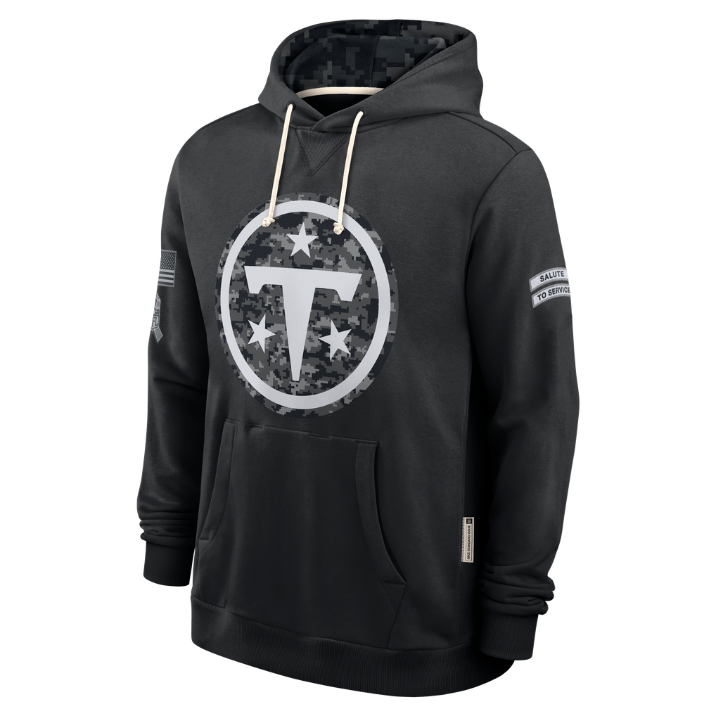 Kooe T.Titans Black 2026 Salute to Service Sideline Dri-FIT Pullover Hoodie Jerseys