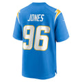 Kooe LA.Chargers #96 Naquan Jones Powder Blue Team Game Jersey