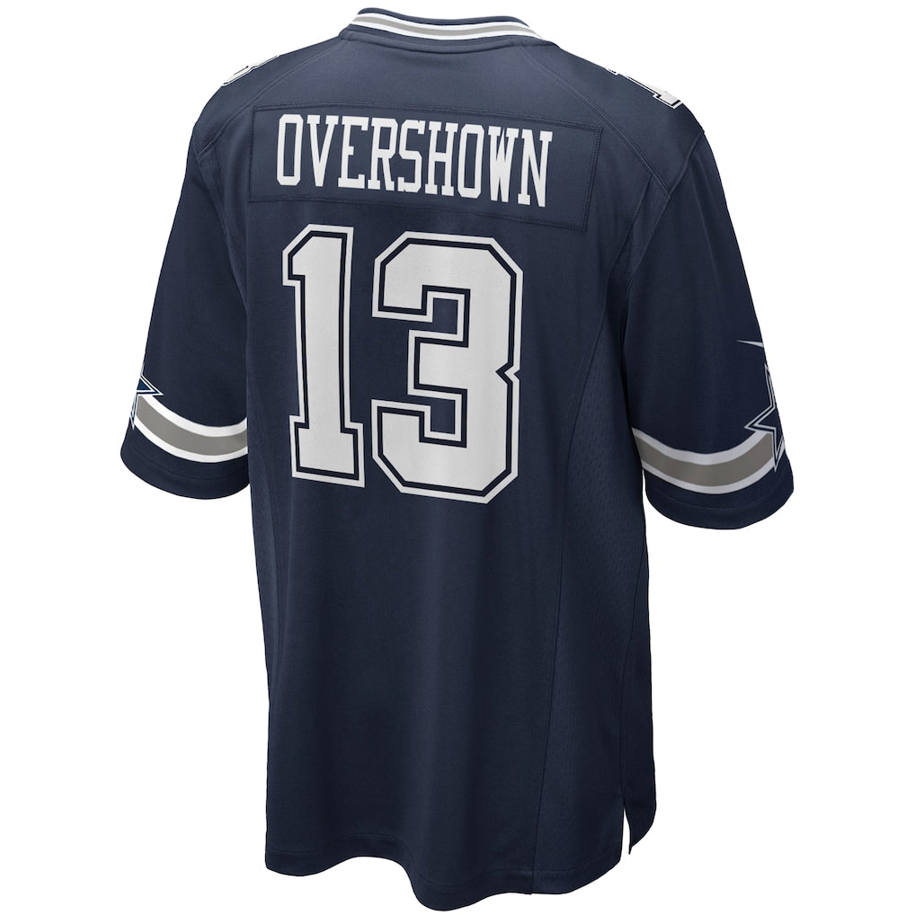 Kooe D.Cowboys #13 DeMarvion Overshown Navy Game Jersey
