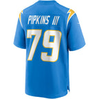 Kooe LA.Chargers #79 Trey Pipkins III Powder Blue Game Jersey