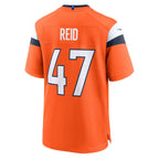 Kooe D.Broncos #47 Karene Reid Orange Team Game Jersey