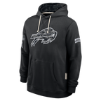 Kooe B.Bills Black 2026 Salute to Service Sideline Dri-FIT Pullover Hoodie Jerseys