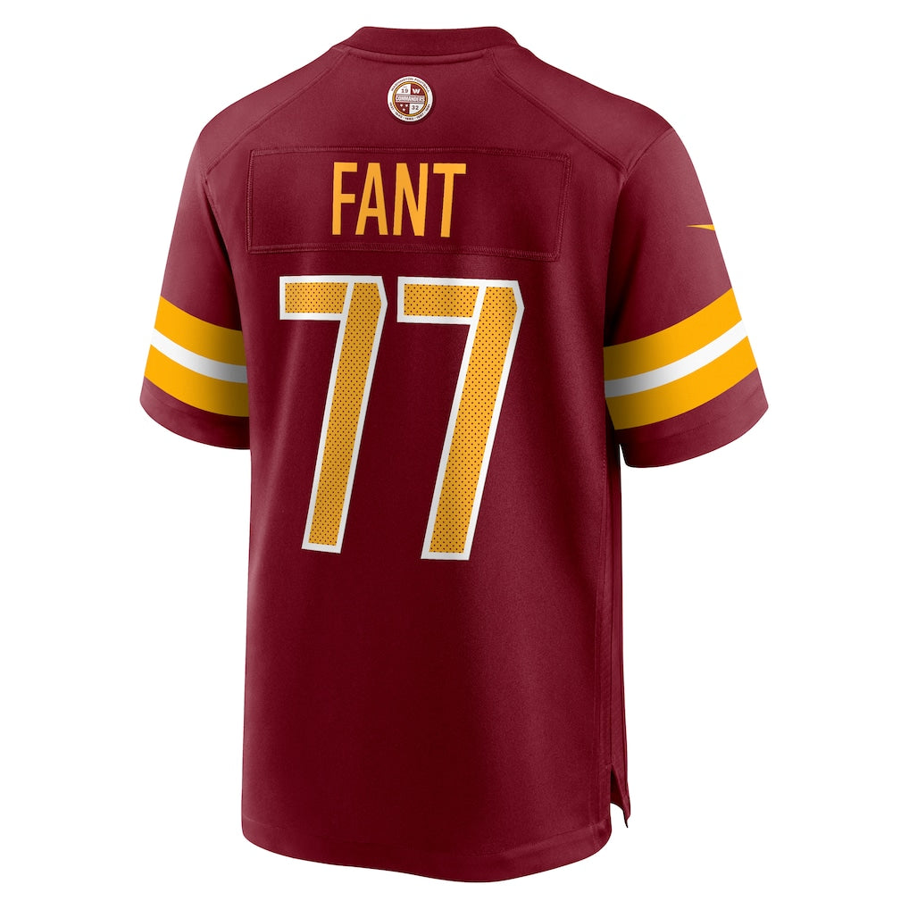 Kooe W.Commanders #77 George Fant Burgundy Team Game Jersey
