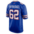 Kooe B.Bills #62 Sedrick Van Pran-Granger Royal Game Jersey