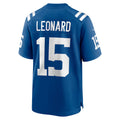 Kooe IN.Colts #15 Riley Leonard Royal Team Game Jersey