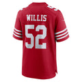 Kooe SF.49ers #52 Patrick Willis Scarlet Retired Player Game Jersey