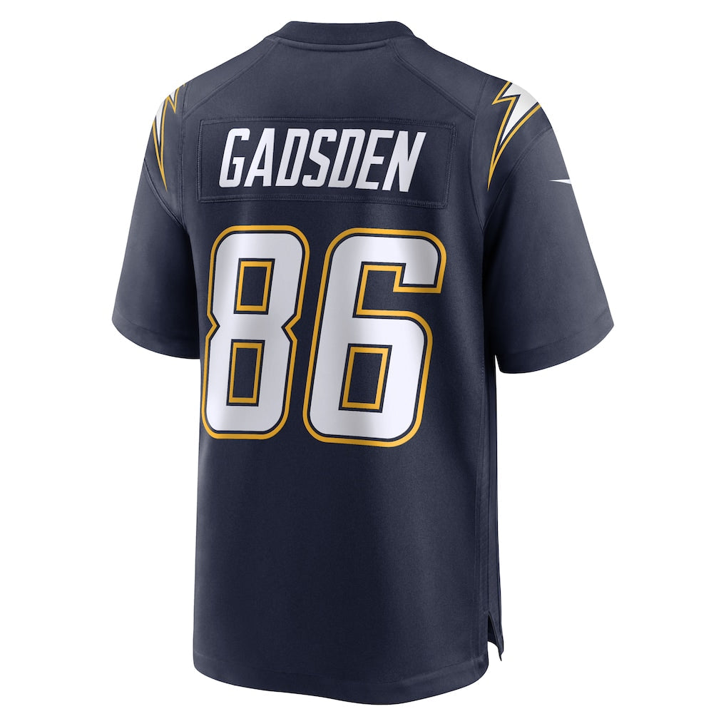 Kooe LA.Chargers #86 Oronde Gadsden Navy Alternate 2 Super Chargers Game Jersey