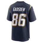 Kooe LA.Chargers #86 Oronde Gadsden Navy Alternate 2 Super Chargers Game Jersey