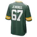 Kooe GB.Packers #67 Donovan Jennings Green Game Jersey