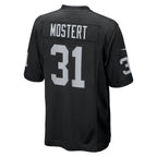 Kooe LV.Raiders #31 Raheem Mostert Black Team Game Jersey