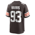 Kooe C.Browns #93 Shelby Harris Brown Team Game Jersey