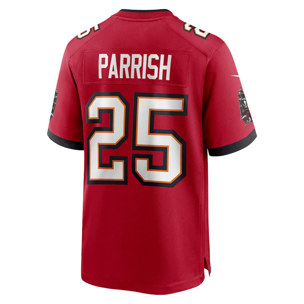 Kooe TB.Buccaneers #25 Jacob Parrish Red Team Game Jersey