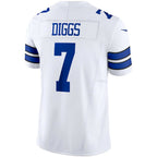 Kooe D.Cowboys #7 Trevon Diggs White Vapor F.U.S.E. Limited Jersey