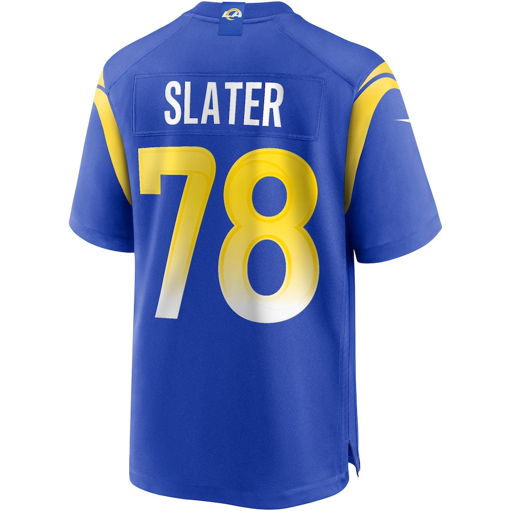 Kooe LA.Rams #78 Jackie Slater Royal Game Retired Player Jersey