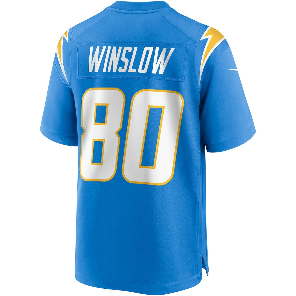Kooe LA.Chargers #80 Kellen Winslow Powder Blue Game Retired Player Jersey