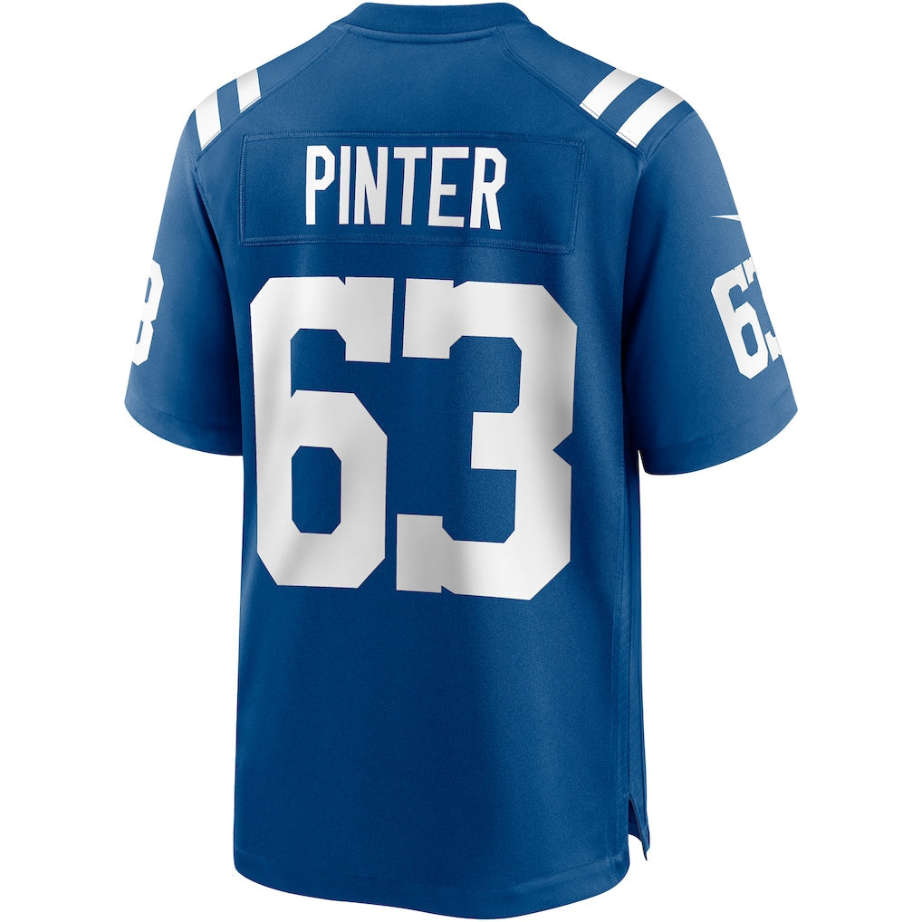 Kooe IN.Colts #63 Danny Pinter Royal Game Jersey