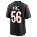 Kooe C.Bengals #56 Myles Cole Black Team Game Jersey