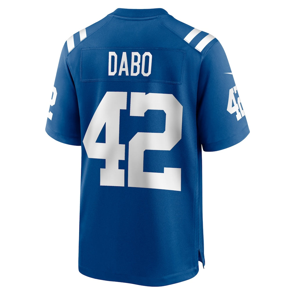 Kooe IN.Colts #42 Marcel Dabo Royal Game Player Jersey