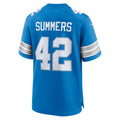 Kooe D.Lions #42 Ty Summers Blue Team Game Jersey
