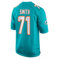 Kooe M.Dolphins #71 Kion Smith Aqua Game Jersey