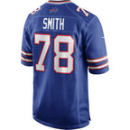 Kooe B.Bills #78 Bruce Smith Royal Game Retired Player Jersey