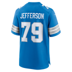 Kooe D.Lions #79 Quinton Jefferson Blue Team Game Jersey