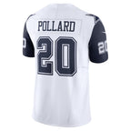 Kooe D.Cowboys #20 Tony Pollard White Vapor F.U.S.E. Limited Jersey