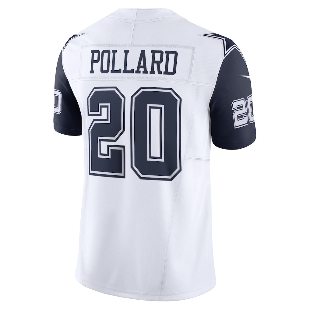 Kooe D.Cowboys #20 Tony Pollard White Vapor F.U.S.E. Limited Jersey