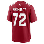 Kooe A.Cardinals #72 Hjalte Froholdt Cardinal Team Game Jersey