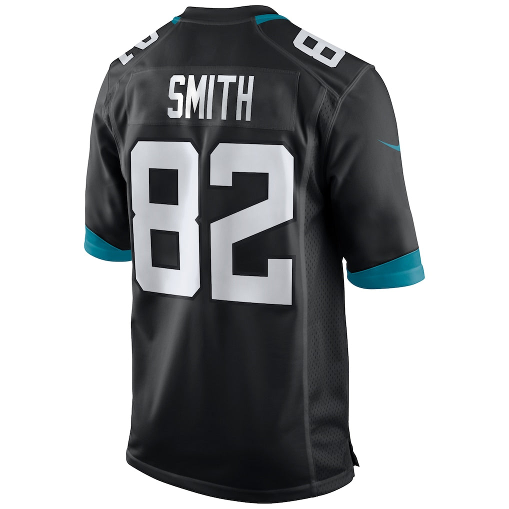 Kooe J.Jaguars #82 Jimmy Smith Black Retired Player Alternate Game Jersey