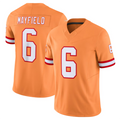 Kooe #6 Baker Mayfield Player TB.Buccaneers Orange Vapor F.U.S.E. Limited Stitched Jerseys