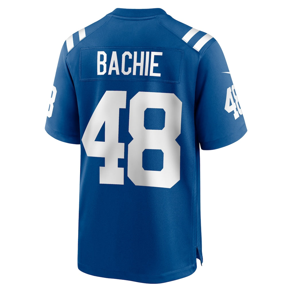 Kooe IN.Colts #48 Joe Bachie Royal Team Game Jersey