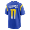 Kooe LA.Rams #11 Jimmy Garoppolo Royal Game Jersey