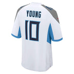 Kooe T.Titans #10 Vince Young White Retired Player Game Jersey