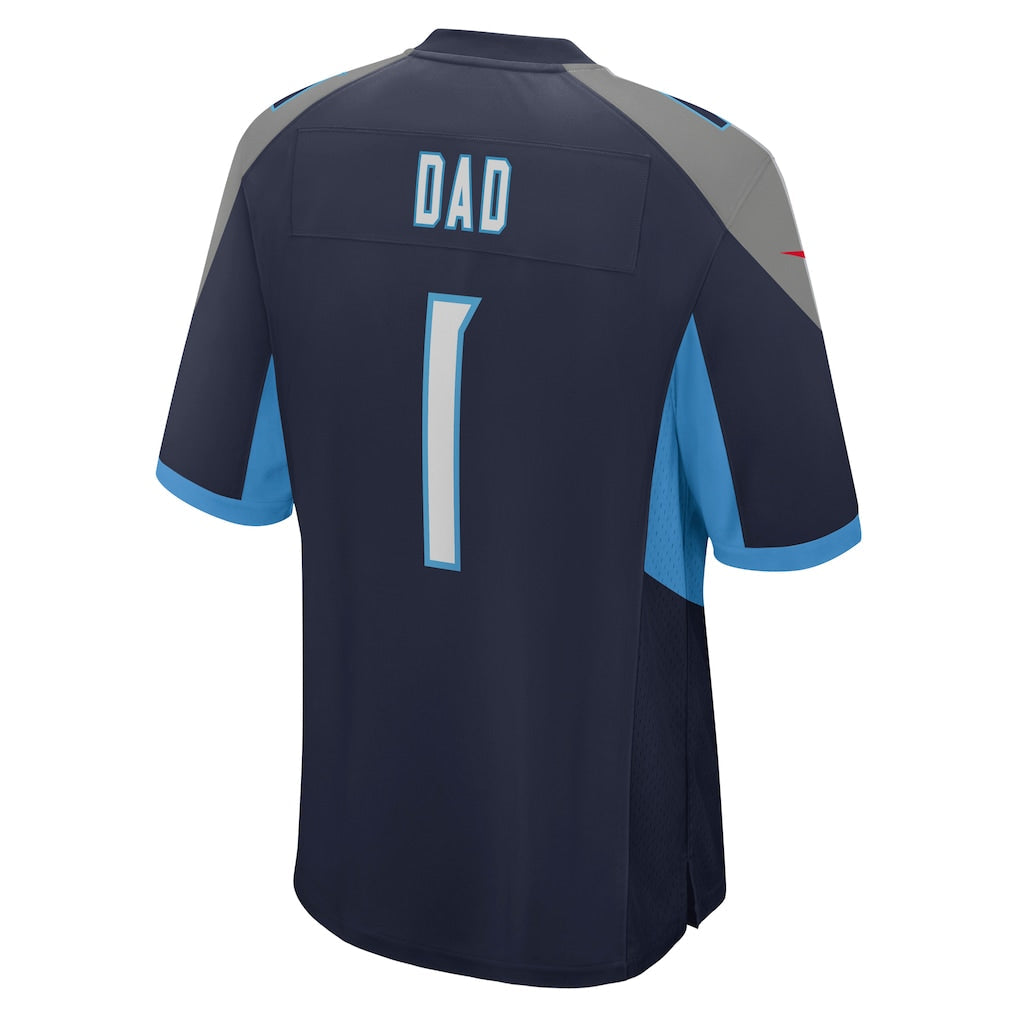 Kooe T.Titans #1 Dad Navy Game Jersey