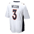 Kooe D.Broncos #3 Russell Wilson White Game Jersey