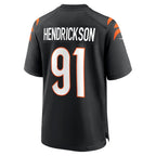 Kooe C.Bengals #91 Trey Hendrickson Black Game Jersey