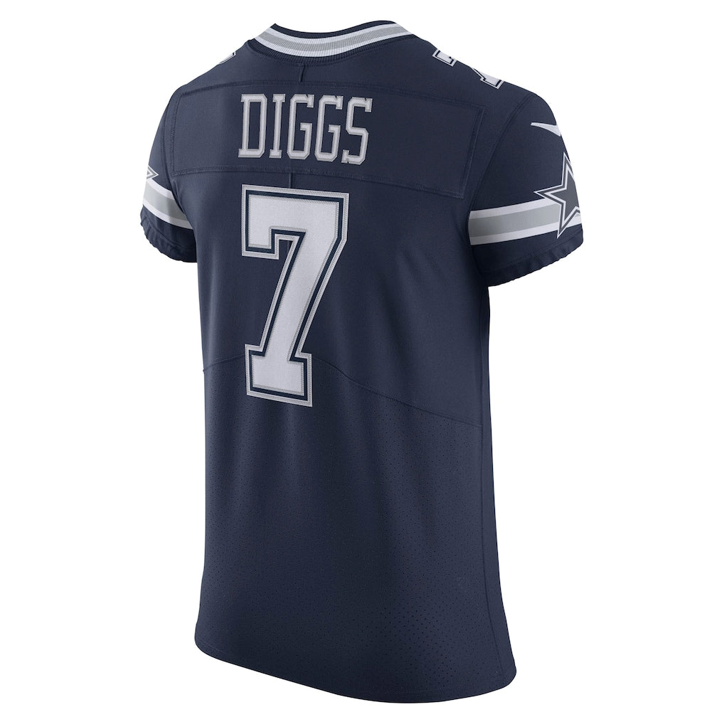 Kooe D.Cowboys #7 Trevon Diggs Navy Alternate 2 Vapor Elite Jersey