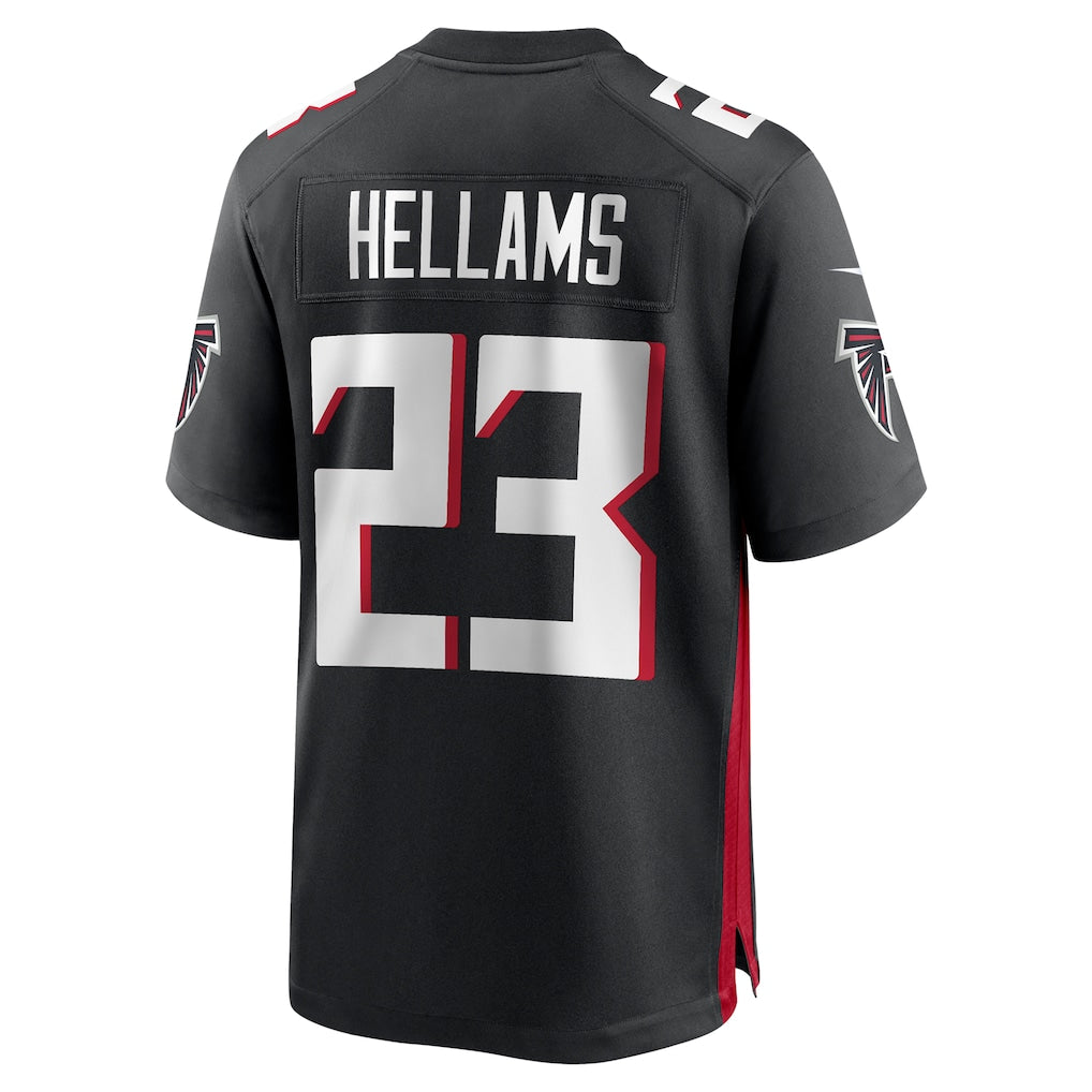 Kooe A.Falcons #23 DeMarcco Hellams Black Team Game Jersey