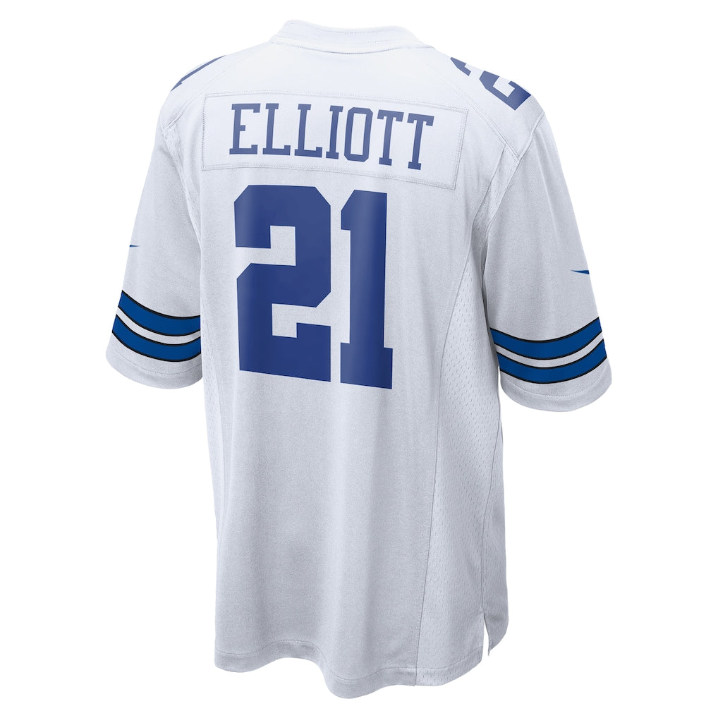 Kooe D.Cowboys #21 Ezekiel Elliott White Alternate Game Jersey