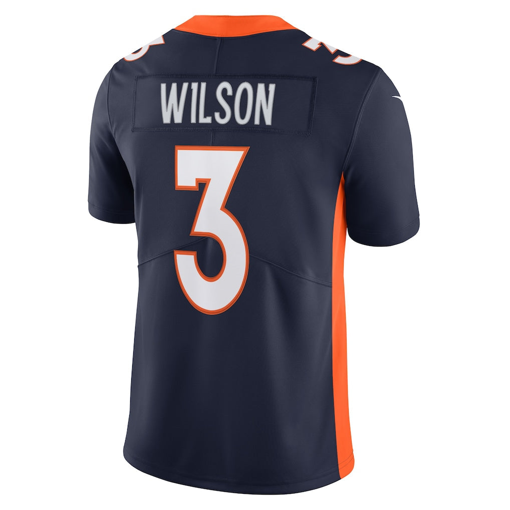 Kooe D.Broncos #3 Russell Wilson Navy Alternate Vapor Limited Jersey