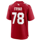 Kooe A.Cardinals #78 Josh Fryar Cardinal Team Game Jersey