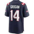 Kooe NE.Patriots #14 Steve Grogan Navy Game Retired Player Jersey