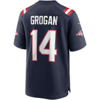 Kooe NE.Patriots #14 Steve Grogan Navy Game Retired Player Jersey
