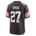 Kooe C.Browns #27 Ameer Speed Brown Team Game Jersey
