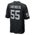 Kooe LV.Raiders #55 Cody Lindenberg Black Team Game Jersey