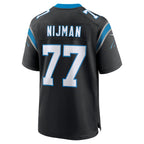 Kooe C.Panthers #77 Yosh Nijman Black Game Jersey