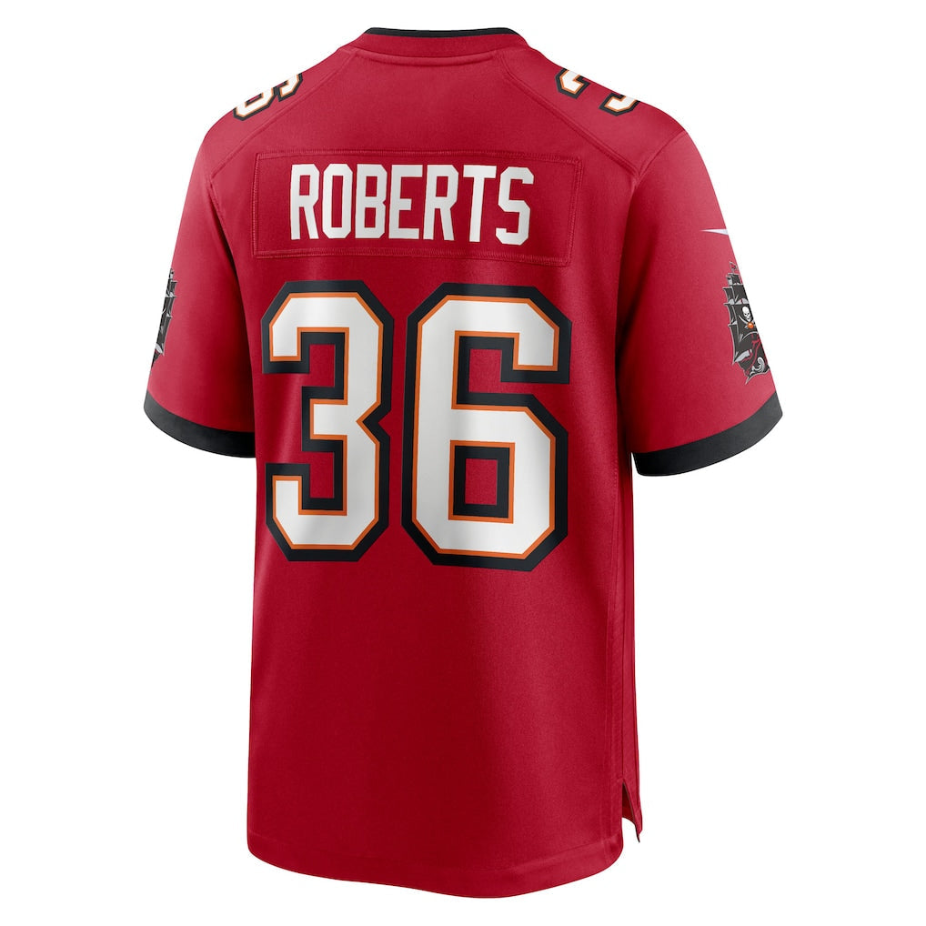 Kooe TB.Buccaneers #36 JJ Roberts Red Team Game Jersey