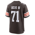 Kooe C.Browns #71 Cornelius Lucas Brown Team Game Jersey