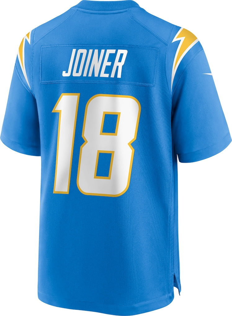 Kooe LA.Chargers #18 Charlie Joiner Powder Blue Game Retired Player Jersey